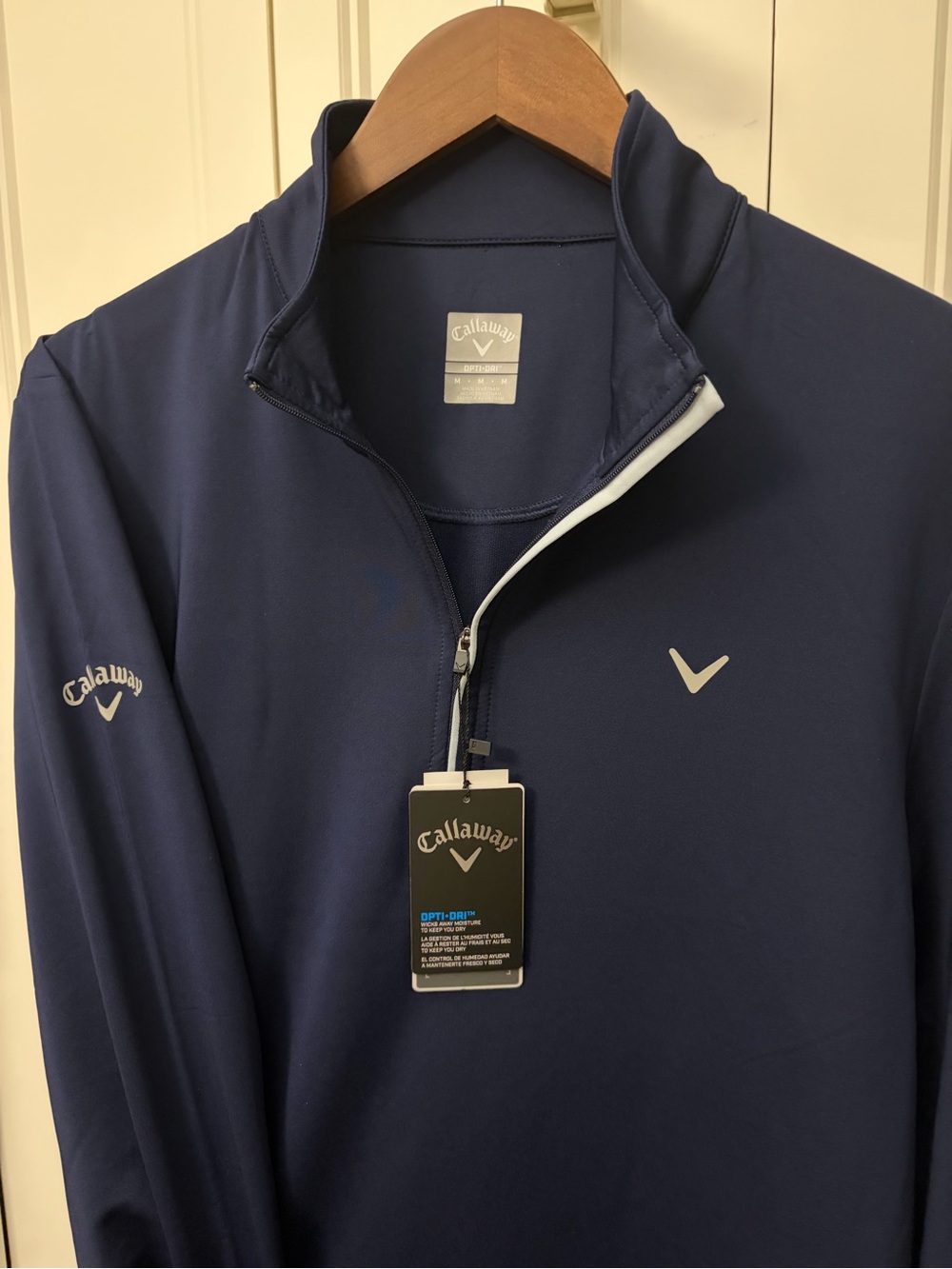 Callaway Men’s Navy Quarter-Zip Performance Jacket